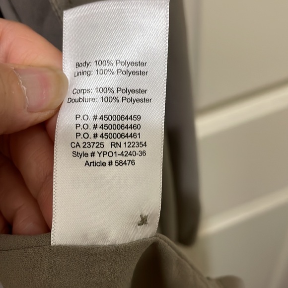 Babaton taupe light duster jacket (sz xxs) - Picture 6 of 8